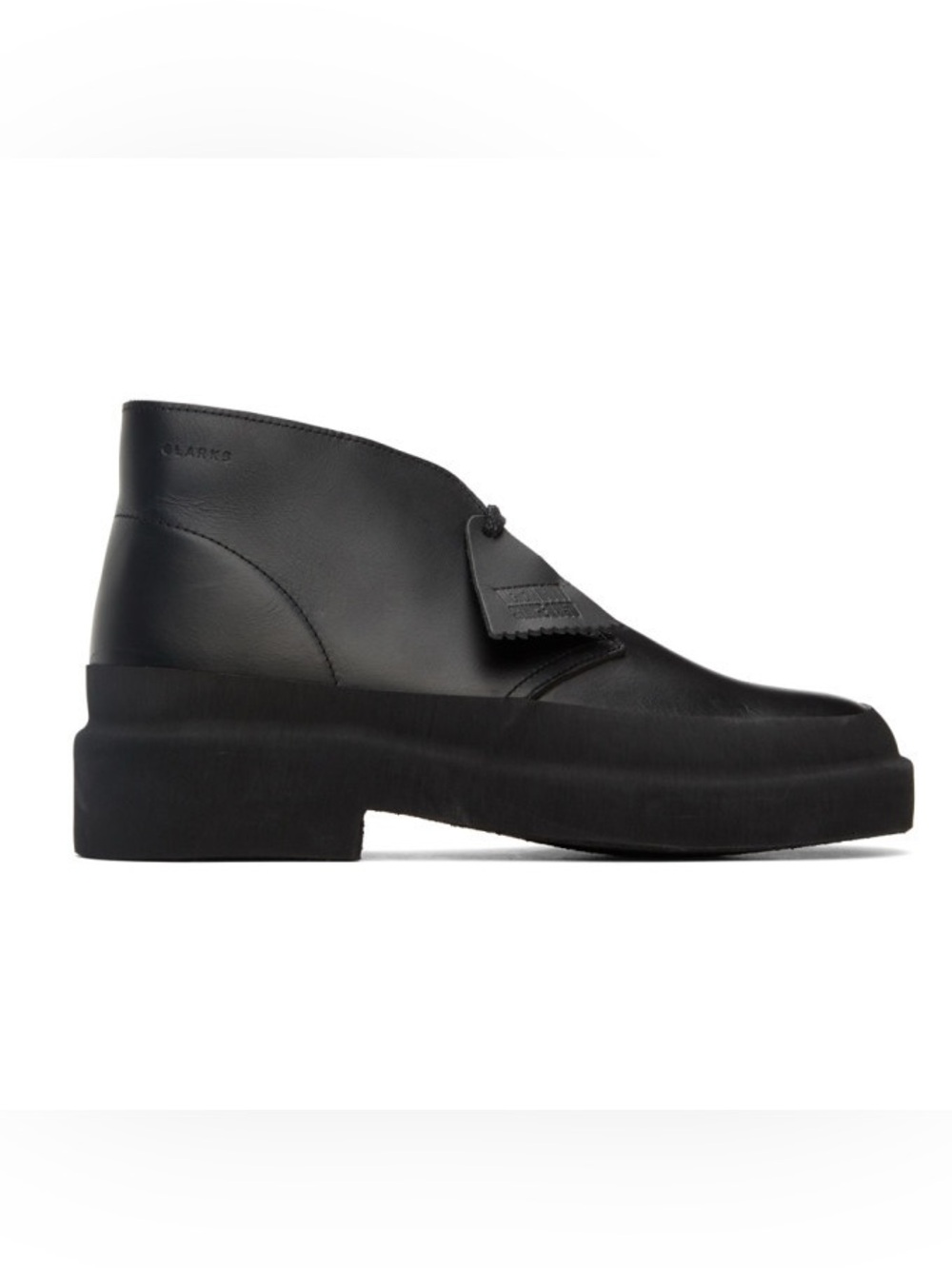 Clarks Originals Black Galosh Desert Boots